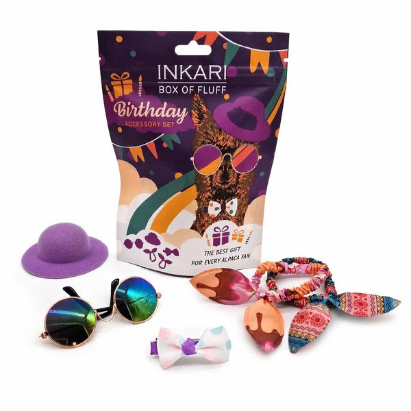 Набір Aксесуарів для Aльпак - Коробка пуху – День народження