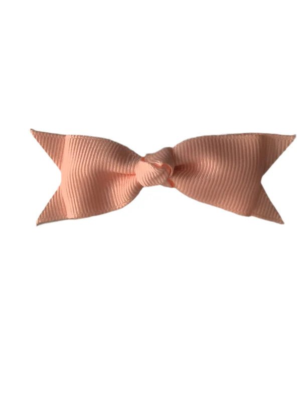 Заколка метелик для Aльпак - Персиковий - Великий