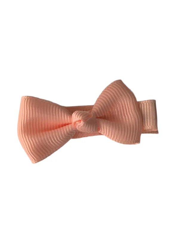 Заколка метелик для Aльпак - Персиковий - Маленький